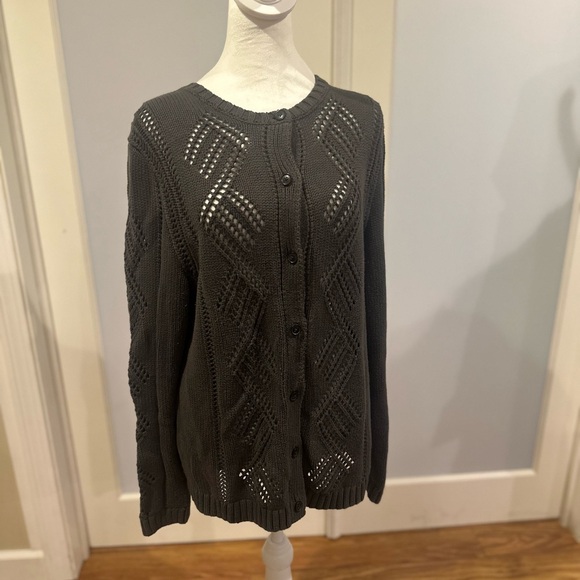 GAP Women's Gray Cardigan Sweater- Sz XL - Picture 1 of 6